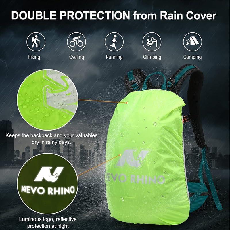imageHydration Backpack 3L Water Bladder Hiking Water Backpack with Rain Cover Insulation Hydration Daypack Rucksack for Cycling03 Lake Green