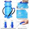 imageHydration Backpack 3L Water Bladder Hiking Water Backpack with Rain Cover Insulation Hydration Daypack Rucksack for Cyclinggray