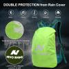 imageHydration Backpack 3L Water Bladder Hiking Water Backpack with Rain Cover Insulation Hydration Daypack Rucksack for Cyclingpure lake green