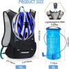 imageLightweight Hydration Backpack Running Backpack with 2L Water Bladder Hydro Water Daypack for Cycling Hiking Rave for Men Women12L Green