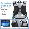 imageLightweight Hydration Backpack Running Backpack with 2L Water Bladder Hydro Water Daypack for Cycling Hiking Rave for Men Women12L Green
