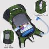 imageLightweight Hydration Backpack Running Backpack with 2L Water Bladder Hydro Water Daypack for Cycling Hiking Rave for Men WomenArmy Green2