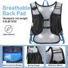 imageLightweight Hydration Backpack Running Backpack with 2L Water Bladder Hydro Water Daypack for Cycling Hiking Rave for Men WomenBlue