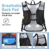 imageLightweight Hydration Backpack Running Backpack with 2L Water Bladder Hydro Water Daypack for Cycling Hiking Rave for Men WomenOrange