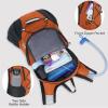 imageLightweight Hydration Backpack Running Backpack with 2L Water Bladder Hydro Water Daypack for Cycling Hiking Rave for Men WomenOrange