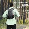 imageLightweight Hydration Backpack Running Backpack with 2L Water Bladder Hydro Water Daypack for Cycling Hiking Rave for Men WomenPlaid Dark gray