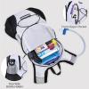 imageLightweight Hydration Backpack Running Backpack with 2L Water Bladder Hydro Water Daypack for Cycling Hiking Rave for Men WomenWhite