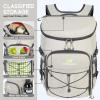 imageN NEVO RHINO Backpack Coolers Insulated Leak Proof 3654 CansPortable Lightweight Waterproof Insulated Cooler Backpack for Men ampamp Women Ideal for CampingTravelBeachPicnicsLunch ampamp Day Trips2025Light Gray36Cans