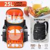 imageN NEVO RHINO Backpack Coolers Insulated Leak Proof 3654 CansPortable Lightweight Waterproof Insulated Cooler Backpack for Men ampamp Women Ideal for CampingTravelBeachPicnicsLunch ampamp Day Trips2025Black36Cans