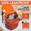 imageN NEVO RHINO Backpack Coolers Insulated Leak Proof 3654 CansPortable Lightweight Waterproof Insulated Cooler Backpack for Men ampamp Women Ideal for CampingTravelBeachPicnicsLunch ampamp Day Trips2025Orange36Cans