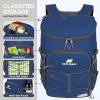 imageN NEVO RHINO Backpack Coolers Insulated Leak Proof 3654 CansPortable Lightweight Waterproof Insulated Cooler Backpack for Men ampamp Women Ideal for CampingTravelBeachPicnicsLunch ampamp Day Trips2025Dark Blue36Cans