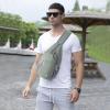 imageN NEVO RHINO Crossbody Sling Backpack Small Sling Bag Hiking Daypack Chest Bag Travel Shoulder Bags with Antitheft Pocket Light Gray Green