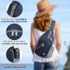 imageN NEVO RHINO Crossbody Sling Backpack Small Sling Bag Hiking Daypack Chest Bag Travel Shoulder Bags with Antitheft Pocket Royal Blue
