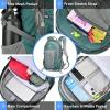 imageN NEVO RHINO Hiking Backpack 20L Water Resistant Outdoor Day PackLightweight Travel Small Backpack for Men WomenLakeblue