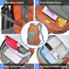 imageN NEVO RHINO Hiking Backpack 20L Water Resistant Outdoor Day PackLightweight Travel Small Backpack for Men WomenOrange
