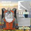 imageN NEVO RHINO Hydration Backpack 18L Multipurpose Hiking Backpack with 3L Water Bladder Water Backpack Insulated Hydration Pack Ideal for Hiking and CyclingOrange