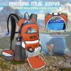 imageN NEVO RHINO Hydration Backpack 18L Multipurpose Hiking Backpack with 3L Water Bladder Water Backpack Insulated Hydration Pack Ideal for Hiking and CyclingOrange