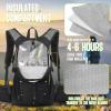 imageN NEVO RHINO Hydration Backpack 18L Multipurpose Hiking Backpack with 3L Water Bladder Water Backpack Insulated Hydration Pack Ideal for Hiking and CyclingBlack
