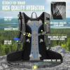 imageN NEVO RHINO Hydration Backpack 18L Multipurpose Hiking Backpack with 3L Water Bladder Water Backpack Insulated Hydration Pack Ideal for Hiking and CyclingGrey