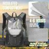 imageN NEVO RHINO Hydration Backpack 18L Multipurpose Hiking Backpack with 3L Water Bladder Water Backpack Insulated Hydration Pack Ideal for Hiking and CyclingGrey