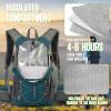 imageN NEVO RHINO Hydration Backpack 18L Multipurpose Hiking Backpack with 3L Water Bladder Water Backpack Insulated Hydration Pack Ideal for Hiking and CyclingLake Blue