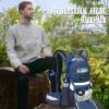 imageN NEVO RHINO Hydration Backpack 18L Multipurpose Hiking Backpack with 3L Water Bladder Water Backpack Insulated Hydration Pack Ideal for Hiking and CyclingBlue