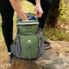 imageN NEVO RHINO Hydration Backpack 18L Multipurpose Hiking Backpack with 3L Water Bladder Water Backpack Insulated Hydration Pack Ideal for Hiking and CyclingArmy Green