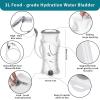 imageN NEVO RHINO Hydration Bladder 2L3LWater Reservoir for Hiking Backpack Leak Proof Water Storage BladderBPAFree Water Pouch Hydration Pack for Camping Cycling Running3Lwith clean kit