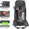 imageN NEVO RHINO Internal Frame Hiking Backpack 5060657080L Mountain Climbing Camping Backpack Daypack Waterproof Rain Cover07 Grey