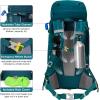 imageN NEVO RHINO Internal Frame Hiking Backpack 5060657080L Mountain Climbing Camping Backpack Daypack Waterproof Rain Cover09 Green