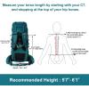 imageN NEVO RHINO Internal Frame Hiking Backpack 5060657080L Mountain Climbing Camping Backpack Daypack Waterproof Rain Cover15 Green