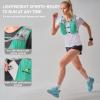 imageN NEVO RHINO Running Hydration Vest for Women 15L Water Bladder Backpack 5L Small Lightweight Breathable Hydration Vest for Hiking Trail Running Cycling Marathon for WomenLight Green