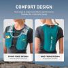 imageN NEVO RHINO Running Hydration Vest for Women 15L Water Bladder Backpack 5L Small Lightweight Breathable Hydration Vest for Hiking Trail Running Cycling Marathon for WomenGreen