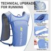 imageN NEVO RHINO Running Hydration Vest for Women 15L Water Bladder Backpack 5L Small Lightweight Breathable Hydration Vest for Hiking Trail Running Cycling Marathon for WomenBlue