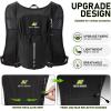 imageN NEVO RHINO Running Vest Lightweight Hydration Vest Insulated Water Backpack with 15L Water Bladder for Hiking Trail RunningMarathonsCyclingBlack