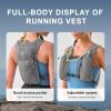 imageN NEVO RHINO Running Vest Lightweight Hydration Vest Insulated Water Backpack with 15L Water Bladder for Hiking Trail RunningMarathonsCyclingDark Gray