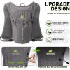 imageN NEVO RHINO Running Vest Lightweight Hydration Vest Insulated Water Backpack with 15L Water Bladder for Hiking Trail RunningMarathonsCyclingDark Gray