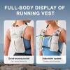 imageN NEVO RHINO Running Vest Lightweight Hydration Vest Insulated Water Backpack with 15L Water Bladder for Hiking Trail RunningMarathonsCyclingWhite