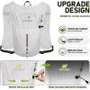 imageN NEVO RHINO Running Vest Lightweight Hydration Vest Insulated Water Backpack with 15L Water Bladder for Hiking Trail RunningMarathonsCyclingWhite