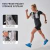 imageN NEVO RHINO Running VestHydration Vest 5L with 15L Water BladderLightweight Hydration Pack Water Backpack for Hiking RaceGray