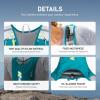 imageN NEVO RHINO Running VestHydration Vest 5L with 15L Water BladderLightweight Hydration Pack Water Backpack for Hiking RaceGreen