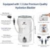 imageN NEVO RHINO Running VestHydration Vest 5L with 15L Water BladderLightweight Hydration Pack Water Backpack for Hiking RaceWhite