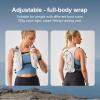 imageWaterproof Running Vest 55L Breathable Running Hydration Vest with 15L Water Bladder Water Vest for Hiking Trail Marathon Race Ideal for Women and MenWhite