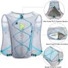 imageWaterproof Running Vest 55L Breathable Running Hydration Vest with 15L Water Bladder Water Vest for Hiking Trail Marathon Race Ideal for Women and MenLight Gray