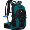 imageHydration Backpack 3L Water Bladder Hiking Water Backpack with Rain Cover Insulation Hydration Daypack Rucksack for Cycling03 Lake Green