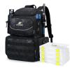 Camouflage Black Pack with 4 Trays