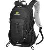 imageN NEVO RHINO Hiking Backpack 20L Water Resistant Outdoor Day PackLightweight Travel Small Backpack for Men WomenBlack
