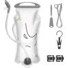 imageN NEVO RHINO Hydration Bladder 2L3LWater Reservoir for Hiking Backpack Leak Proof Water Storage BladderBPAFree Water Pouch Hydration Pack for Camping Cycling Running3Lwith clean kit
