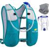 imageN NEVO RHINO Running Hydration Vest for Women 15L Water Bladder Backpack 5L Small Lightweight Breathable Hydration Vest for Hiking Trail Running Cycling Marathon for WomenGreen