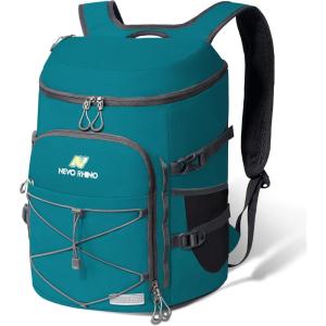imageN NEVO RHINO Backpack Coolers Insulated Leak Proof 3654 CansPortable Lightweight Waterproof Insulated Cooler Backpack for Men ampamp Women Ideal for CampingTravelBeachPicnicsLunch ampamp Day Trips2025Green36Cans